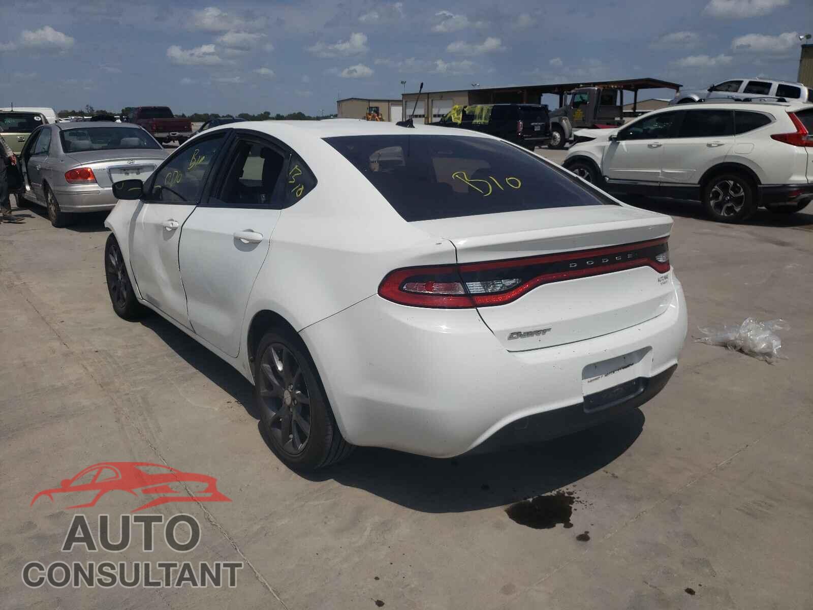DODGE DART 2016 - 1C3CDFAA4GD653000