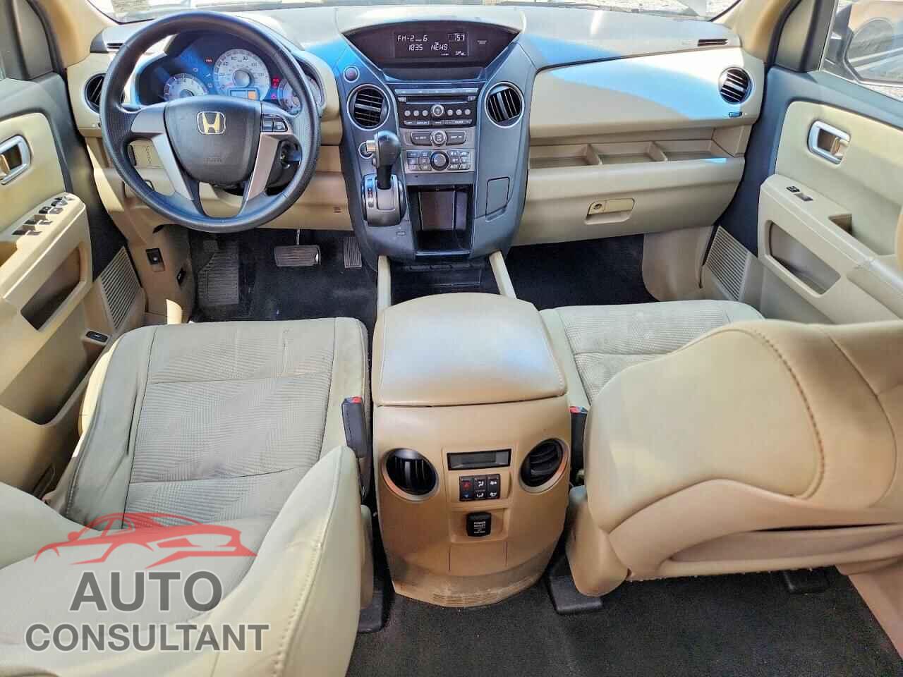 HONDA PILOT 2012 - 5FNYF4H22CB009836