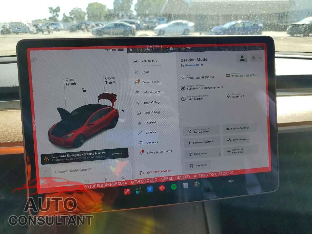 TESLA MODEL 3 2021 - 5YJ3E1EB3MF853014