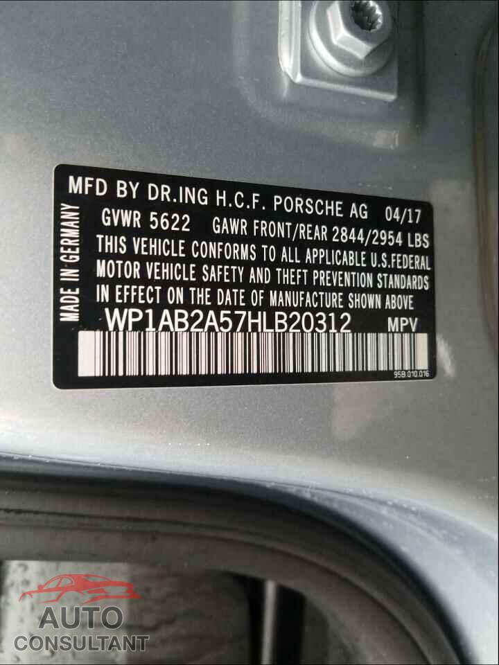 PORSCHE MACAN 2017 - WP1AB2A57HLB20312
