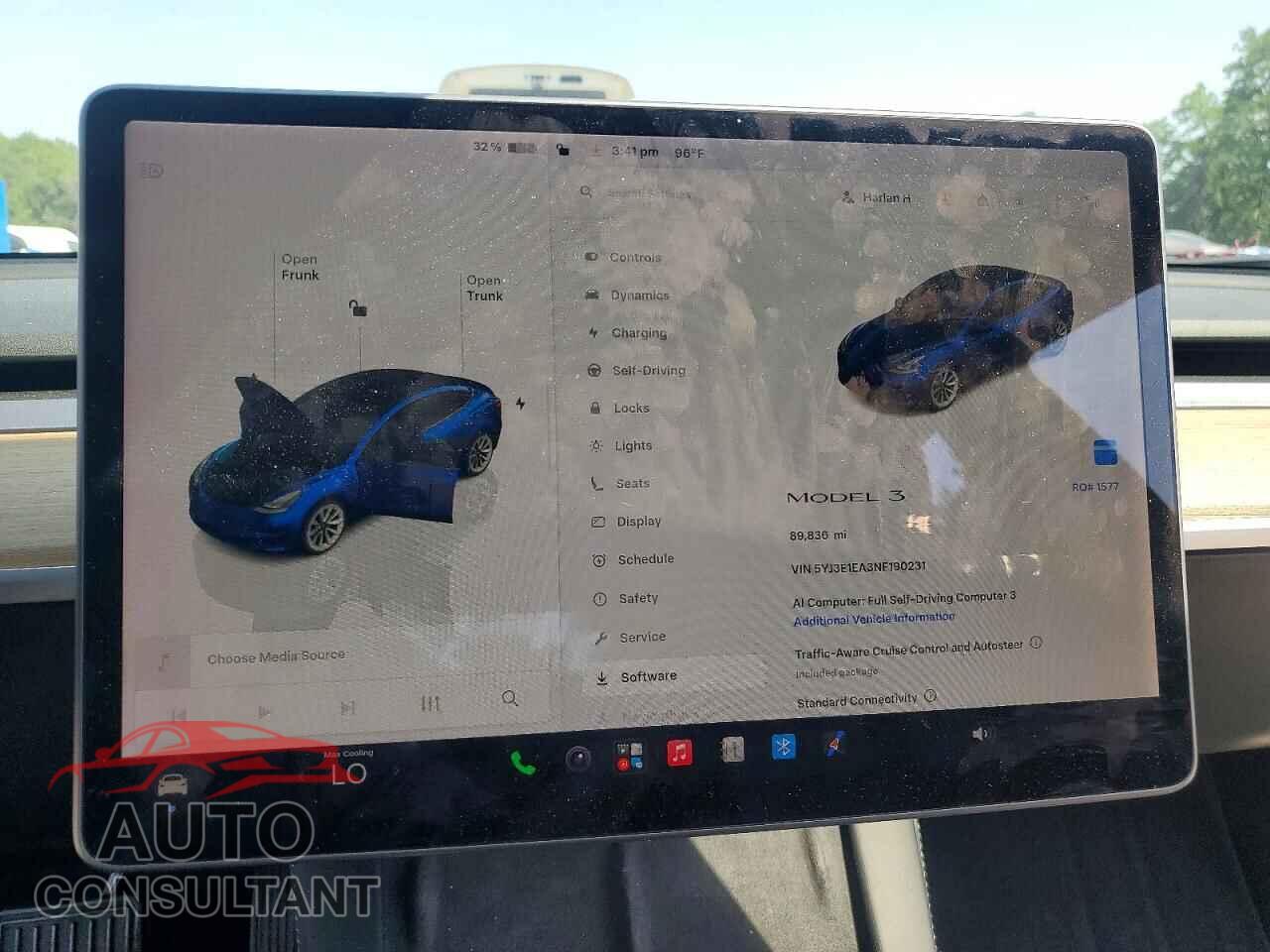 TESLA MODEL 3 2022 - 5YJ3E1EA3NF190231