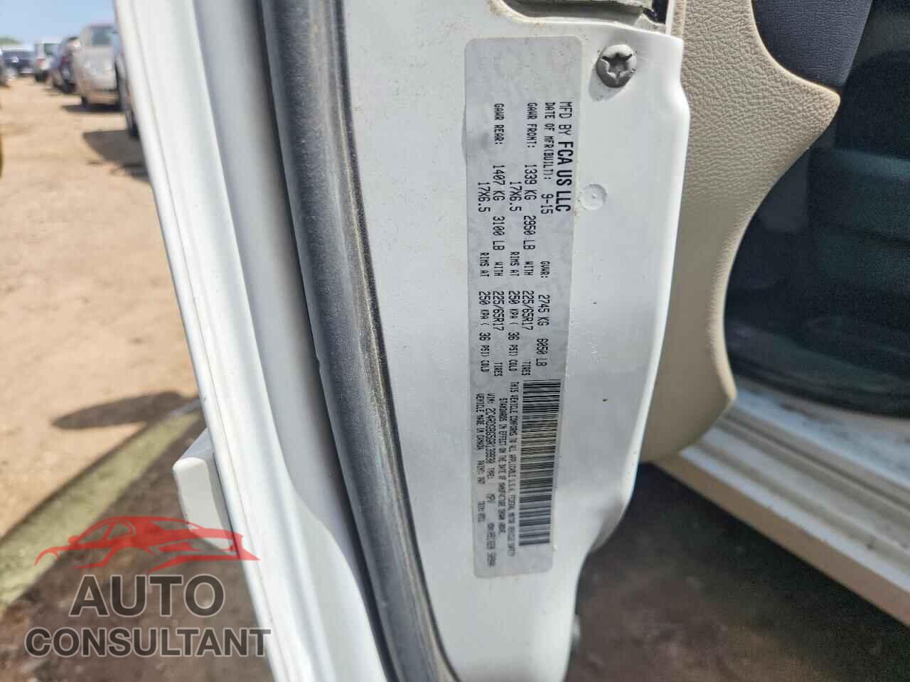 DODGE CARAVAN 2016 - 2C4RDGBG5GR139930