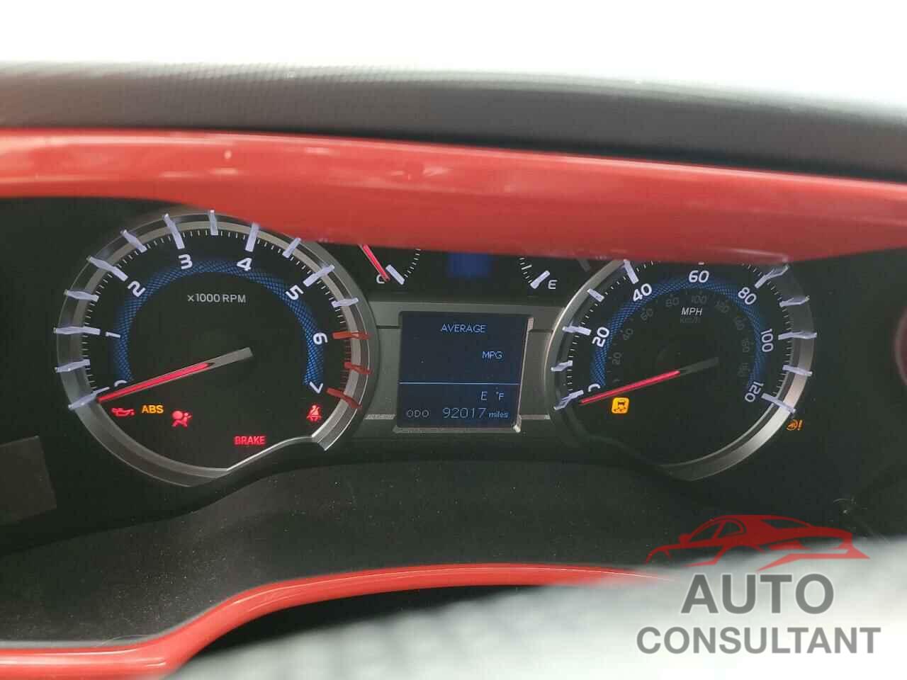 TOYOTA 4RUNNER 2016 - JTEZU5JR2G5126052