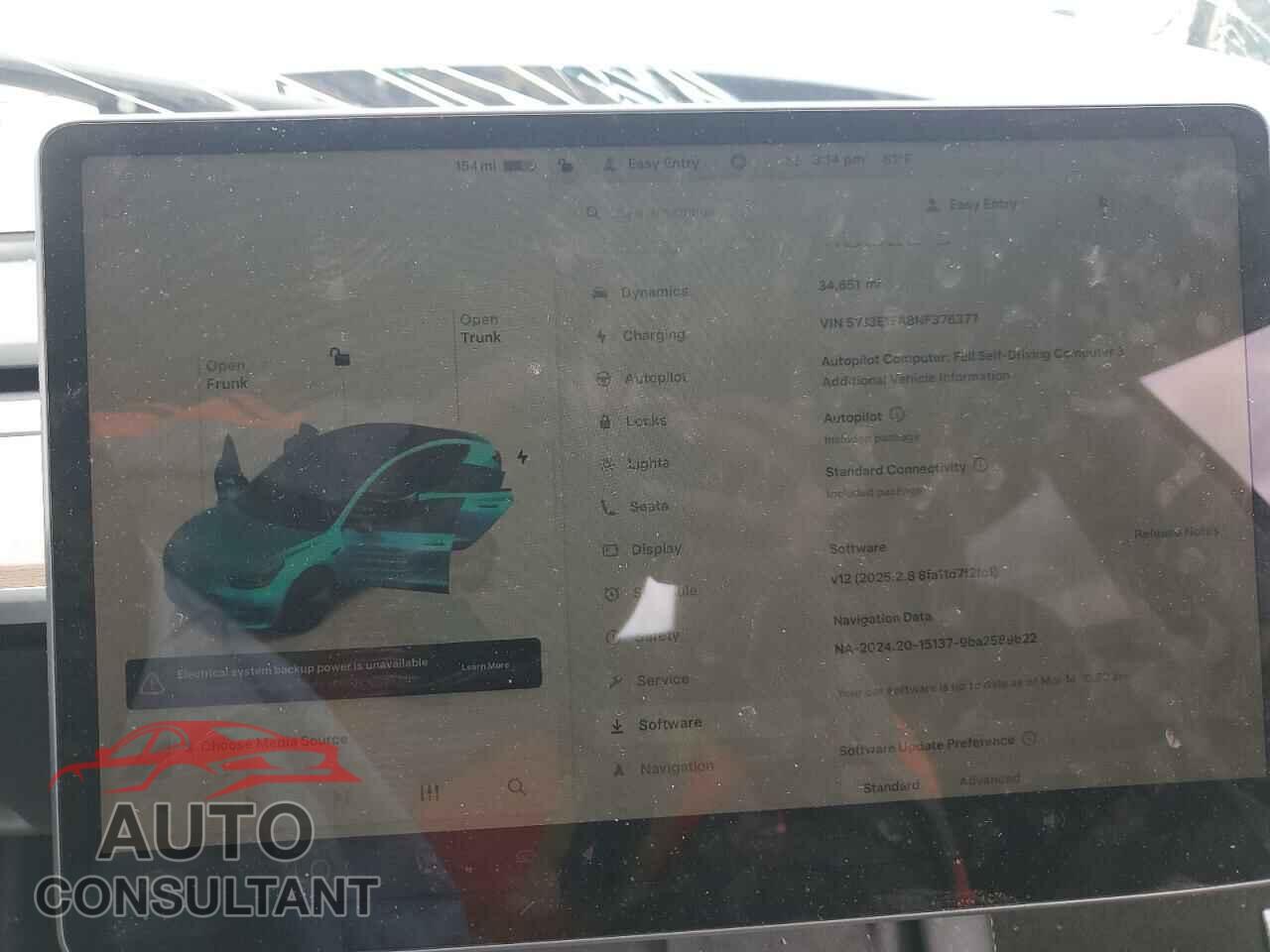 TESLA MODEL 3 2022 - 5YJ3E1EA8NF376377