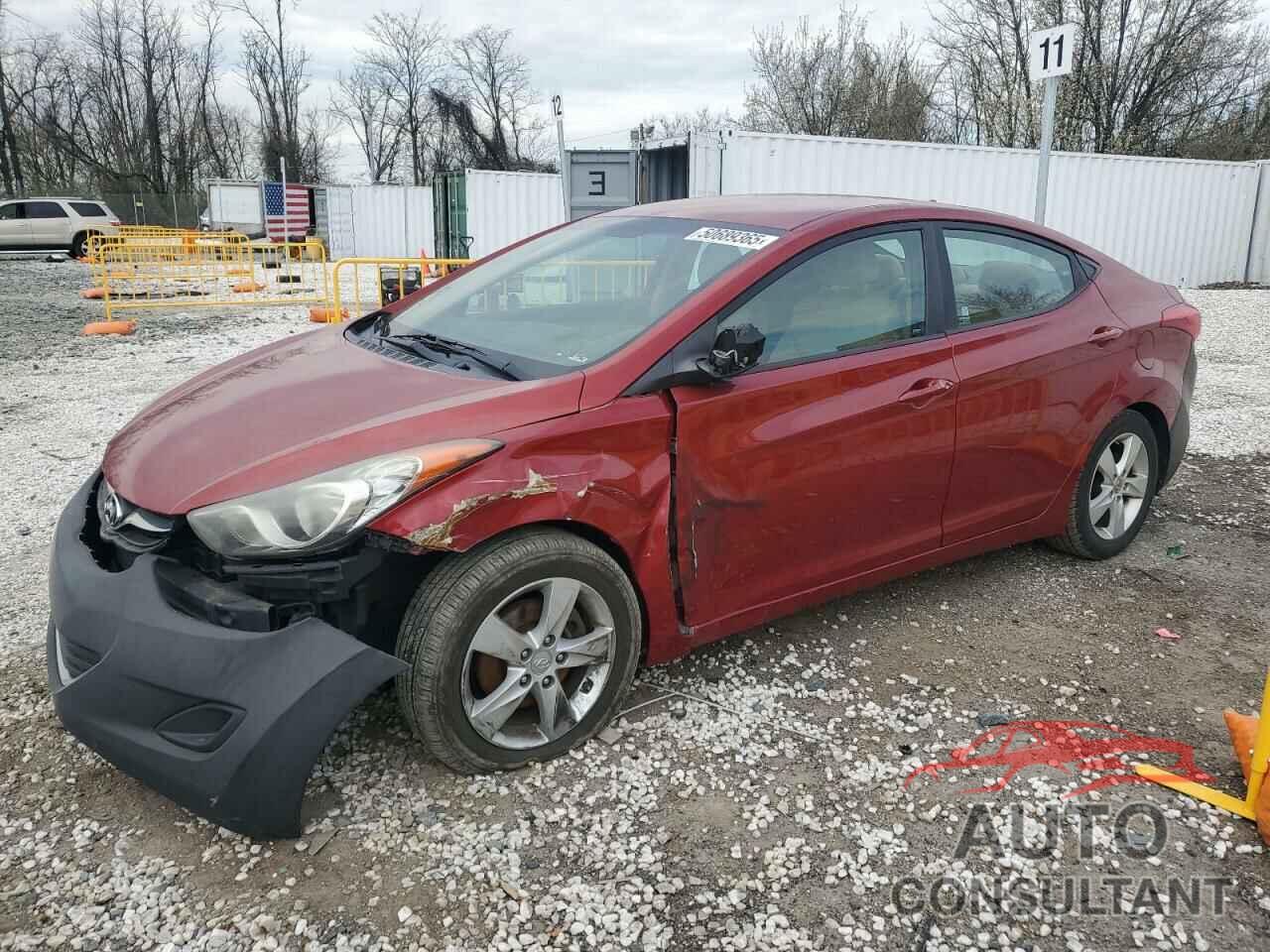 HYUNDAI ELANTRA 2011 - KMHDH4AE7BU119974