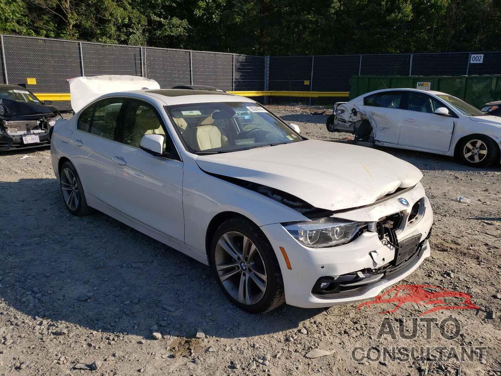 BMW 3 SERIES 2017 - WBA8D9C30HA011309
