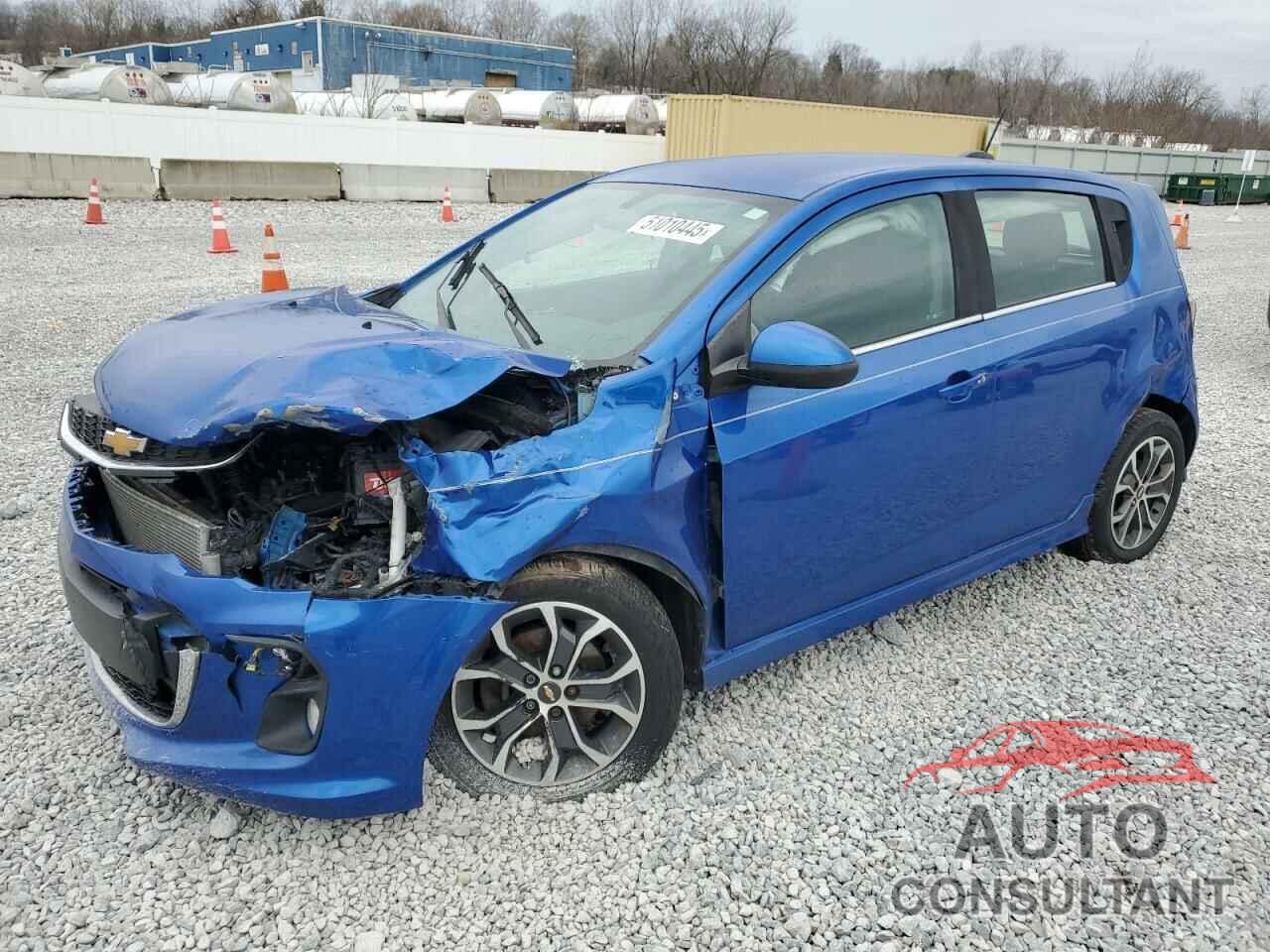 CHEVROLET SONIC 2017 - 1G1JD6SBXH4101800