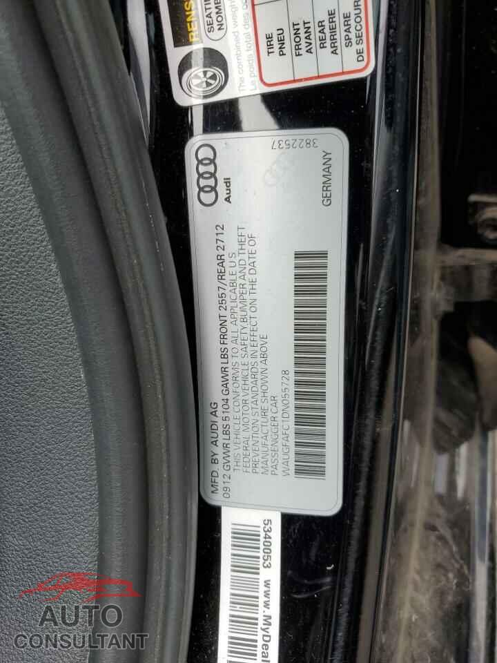 AUDI A6 2013 - WAUGFAFC1DN055728