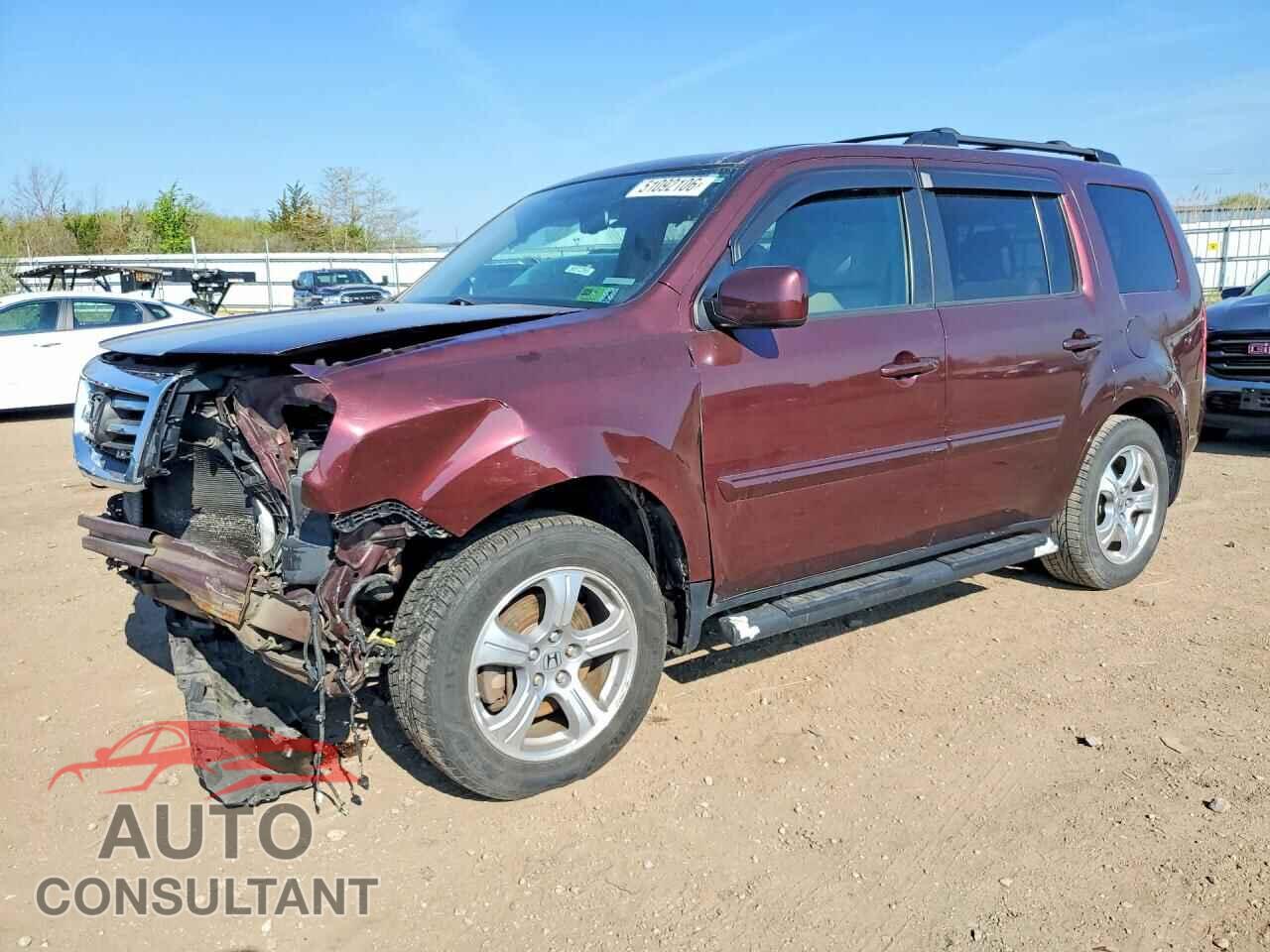 HONDA PILOT 2013 - 5FNYF4H72DB081858