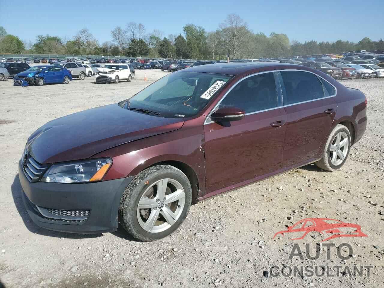 VOLKSWAGEN PASSAT 2012 - 1VWBN7A38CC035767