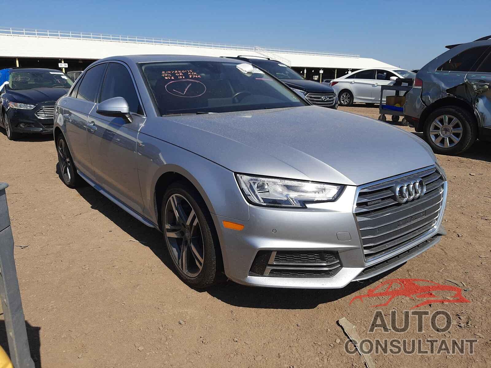 AUDI A4 2018 - WAUENAF46JA165762