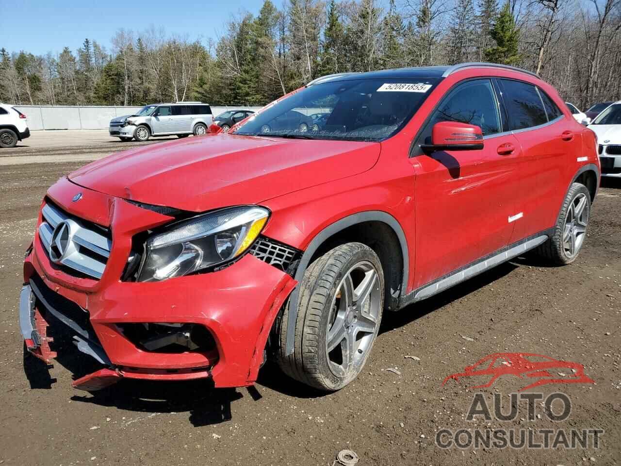 MERCEDES-BENZ GLA-CLASS 2017 - WDCTG4GB6HJ324397