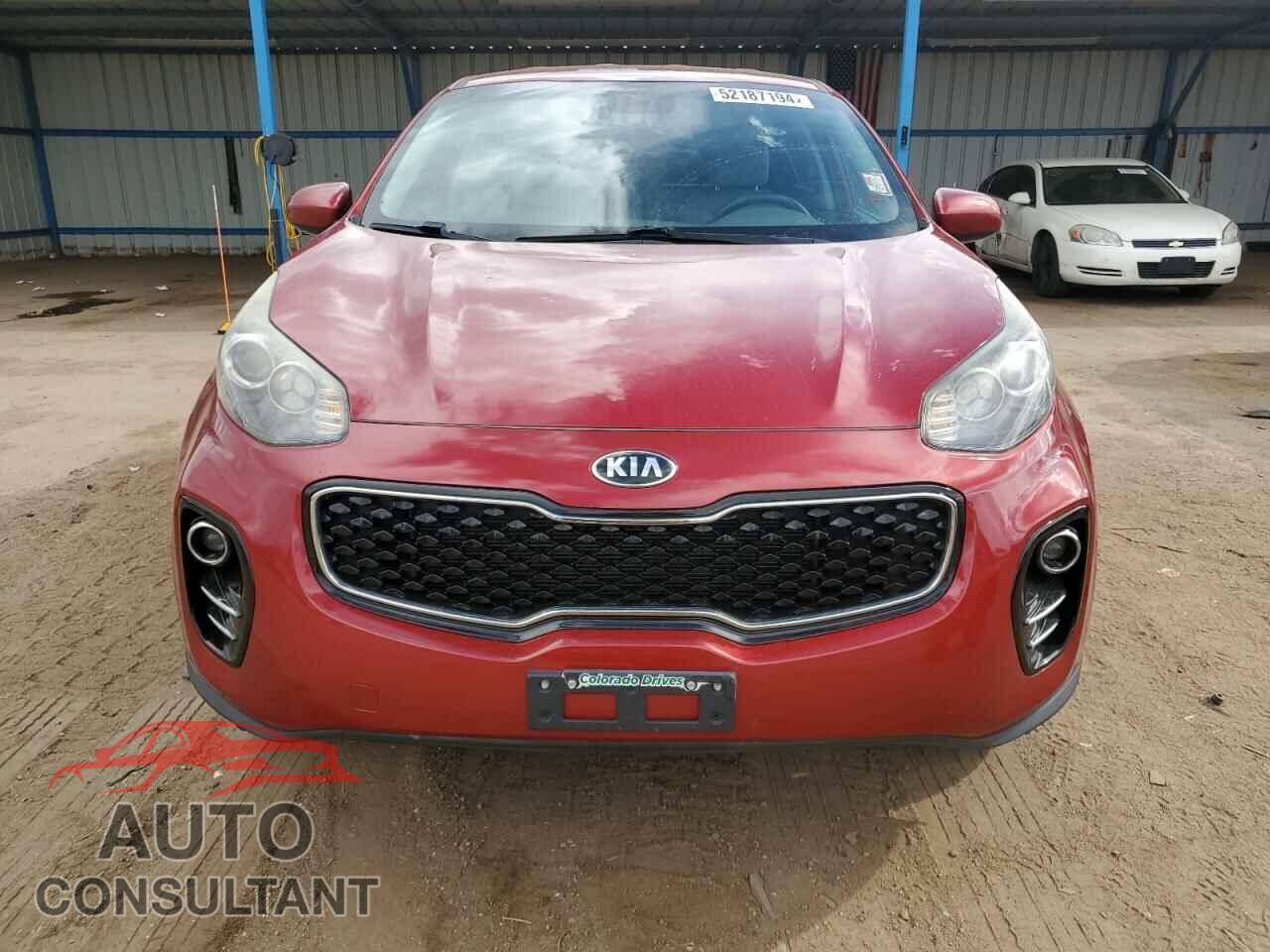 KIA SPORTAGE 2017 - KNDPMCAC8H7256354