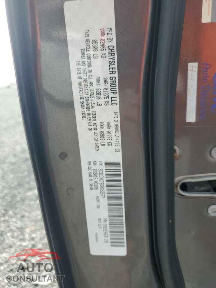 DODGE CHARGER 2013 - 2C3CDXCT6DH652577