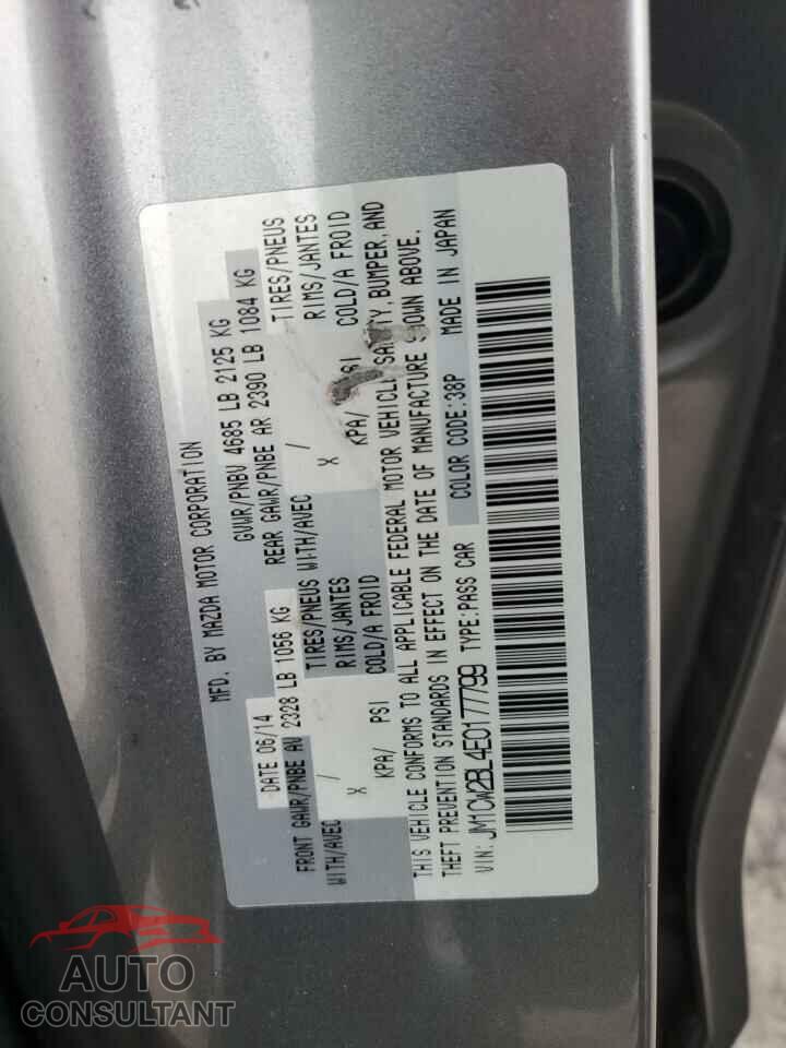 MAZDA 5 2014 - JM1CW2BL4E0177799