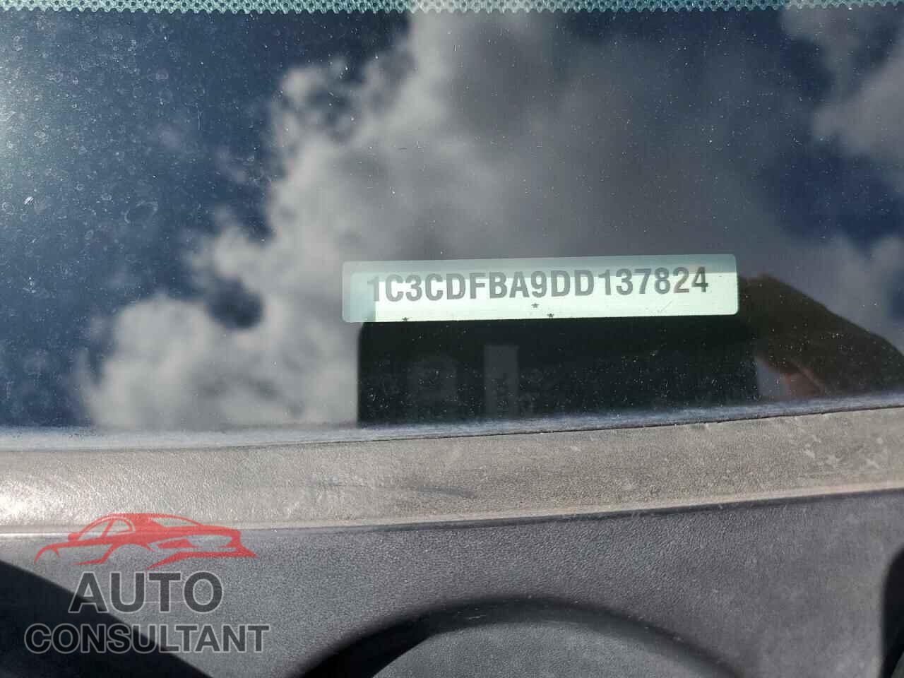 DODGE DART 2013 - 1C3CDFBA9DD137824