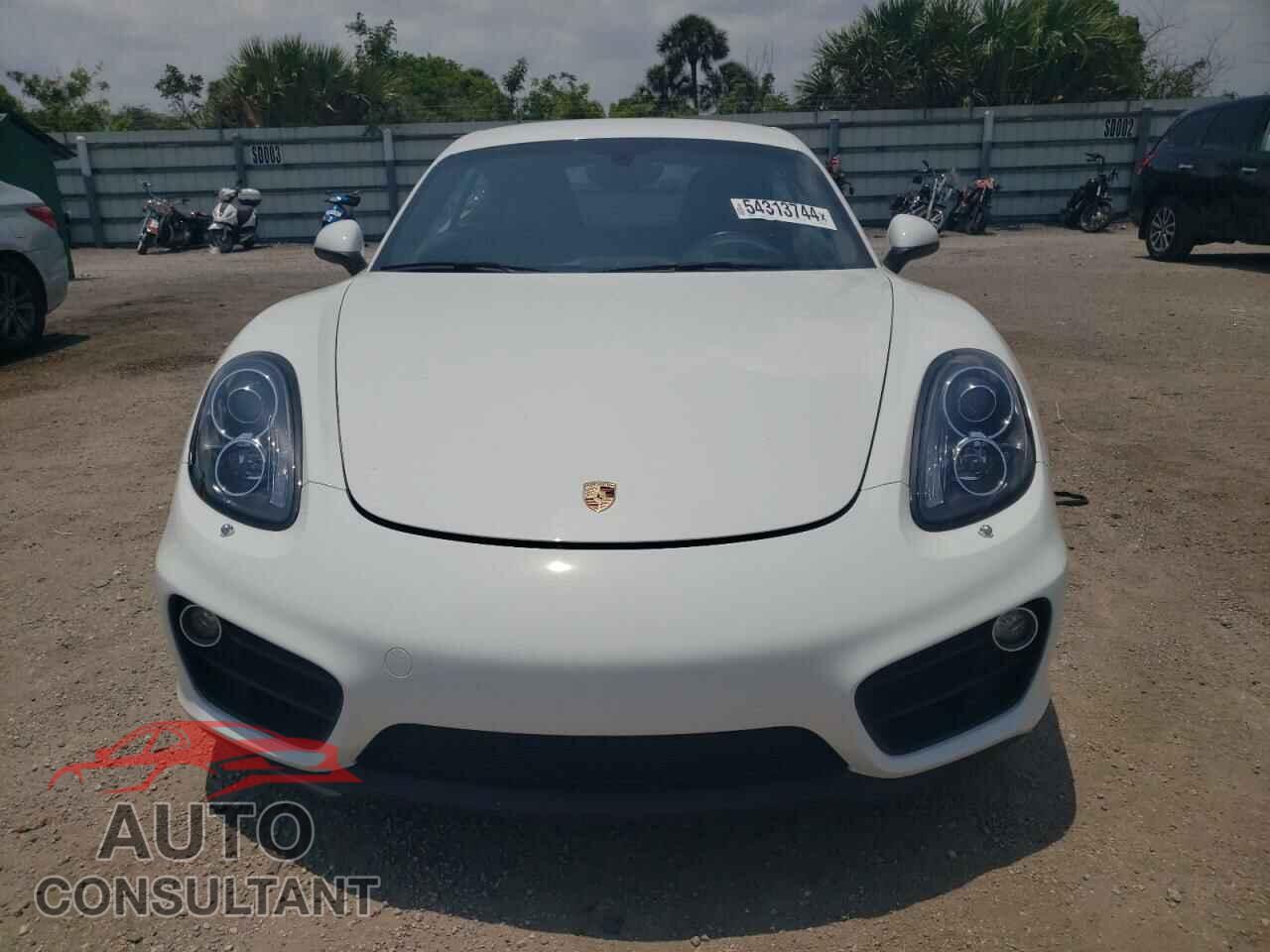 PORSCHE CAYMAN 2016 - WP0AA2A80GK170679