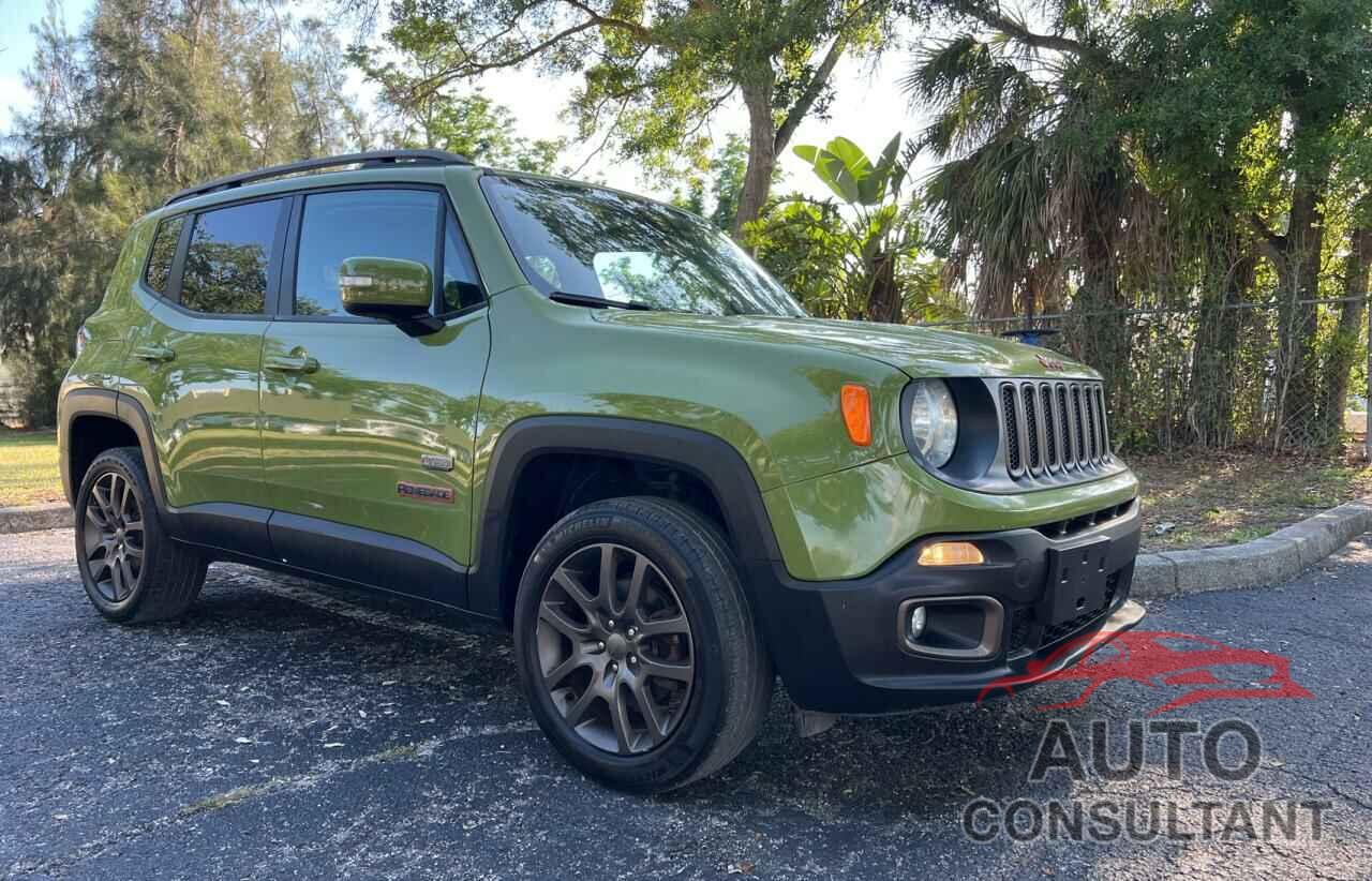 JEEP RENEGADE 2016 - ZACCJBBT4GPD15191