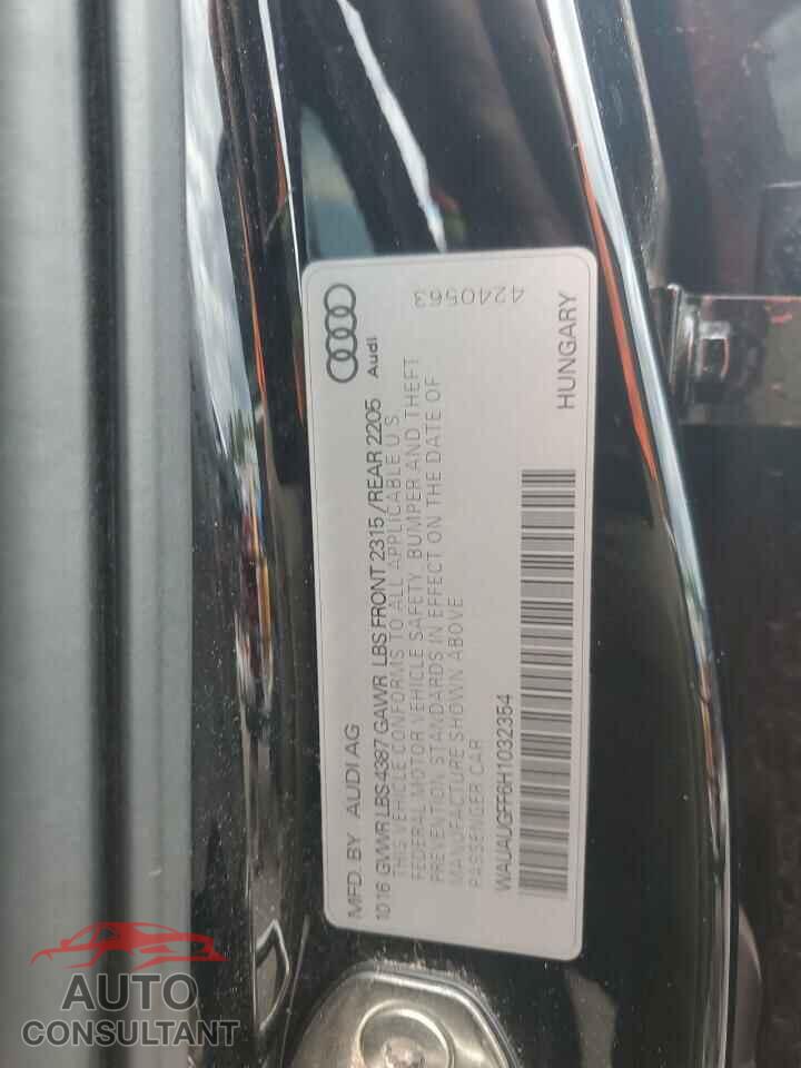 AUDI A3 2017 - WAUAUGFF6H1032354