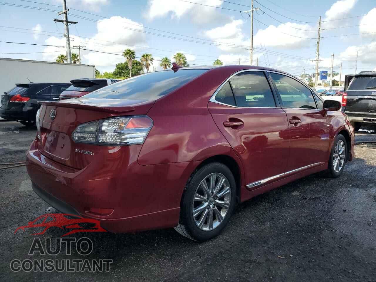 LEXUS HS 2010 - JTHBB1BA6A2001379