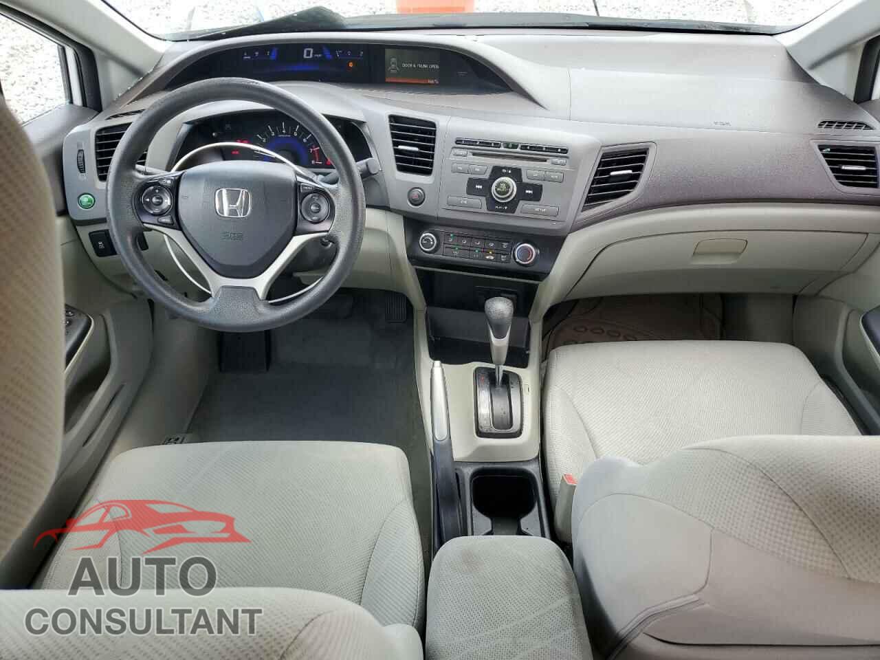 HONDA CIVIC 2012 - 19XFB2F52CE389836