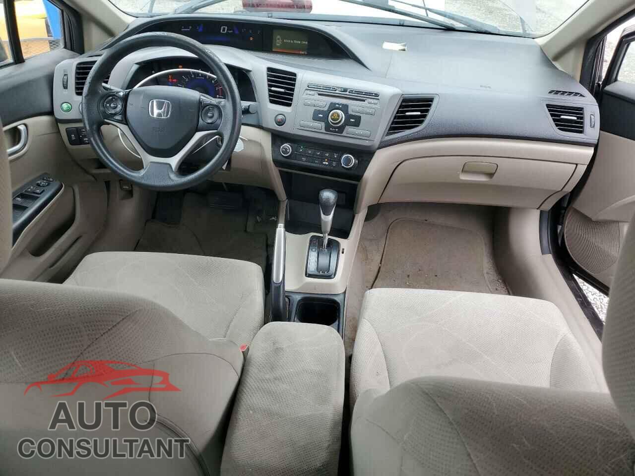 HONDA CIVIC 2012 - 19XFB2F5XCE372945