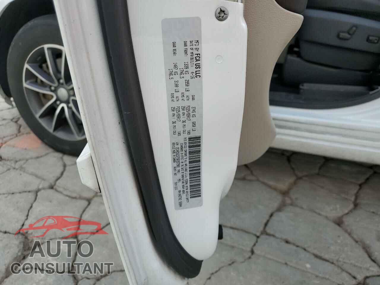 DODGE CARAVAN 2016 - 2C4RDGCG7GR357902
