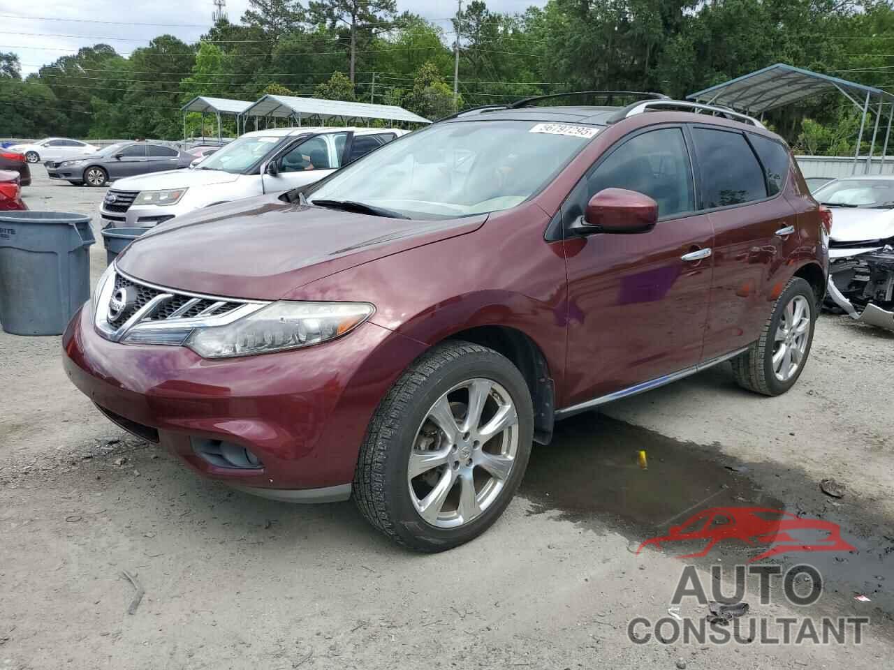 NISSAN MURANO 2012 - JN8AZ1MU6CW108593