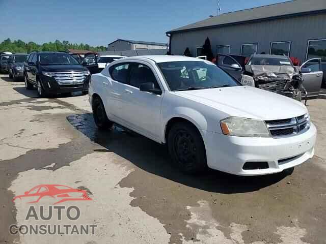 DODGE AVENGER 2013 - 1C3CDZAB2DN549024