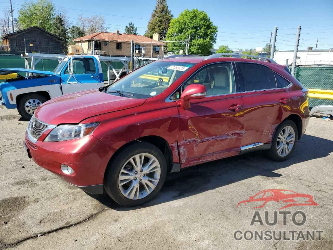 LEXUS RX450 2012 - JTJBC1BA6C2429676