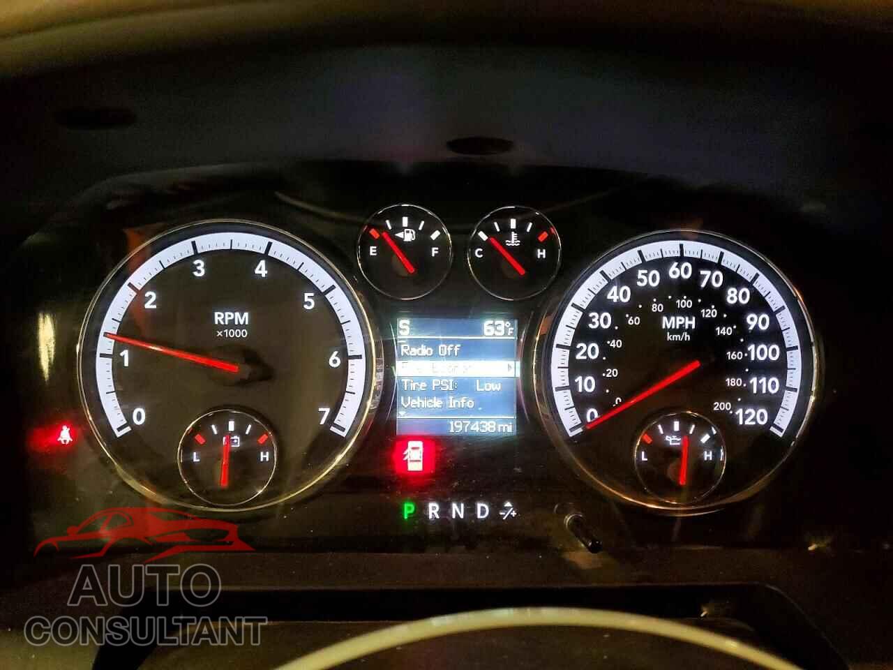 DODGE RAM 1500 2012 - 1C6RD7LT1CS285012
