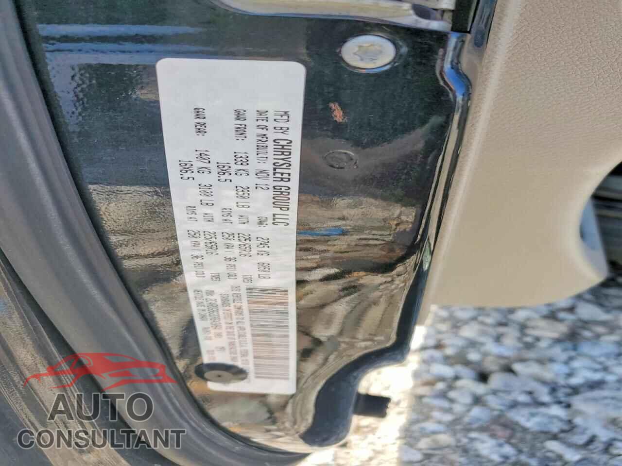 DODGE CARAVAN 2013 - 2C4RDGBG3DR643064