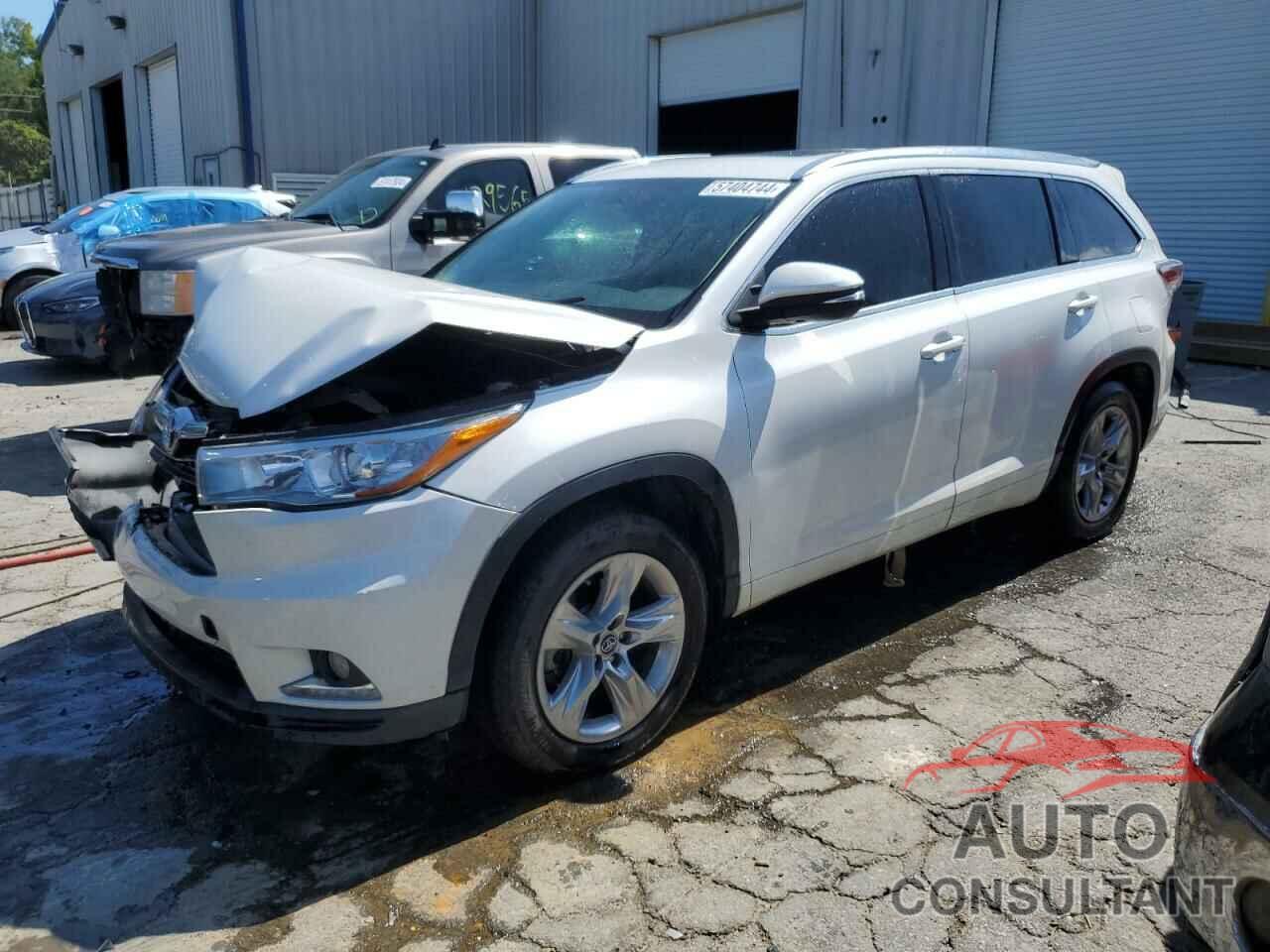 TOYOTA HIGHLANDER 2016 - 5TDYKRFH8GS157829