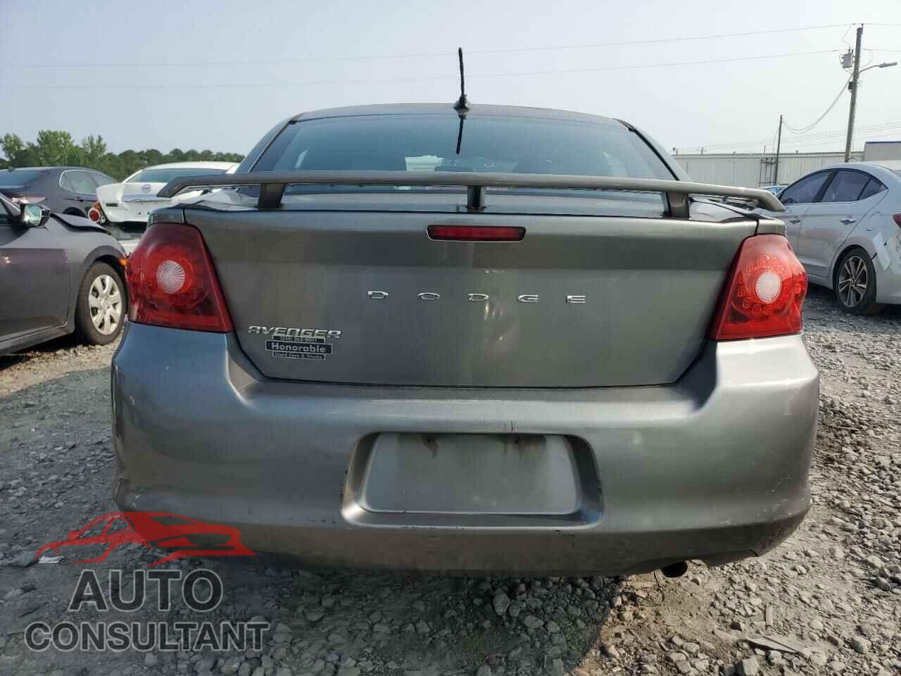 DODGE AVENGER 2012 - 1C3CDZCB3CN153213