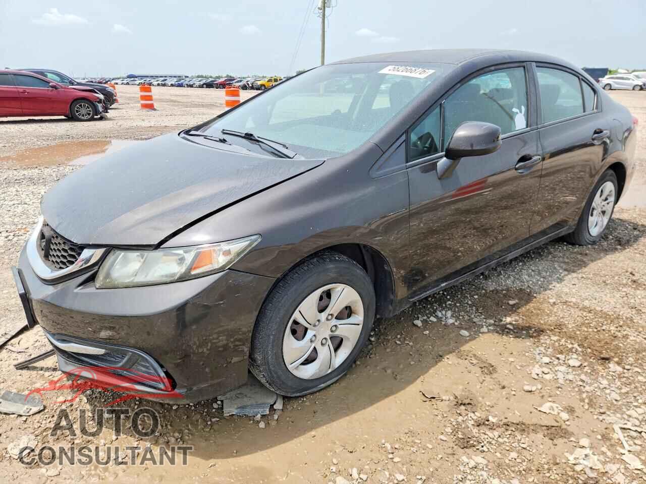 HONDA CIVIC 2013 - 2HGFB2F5XDH586437