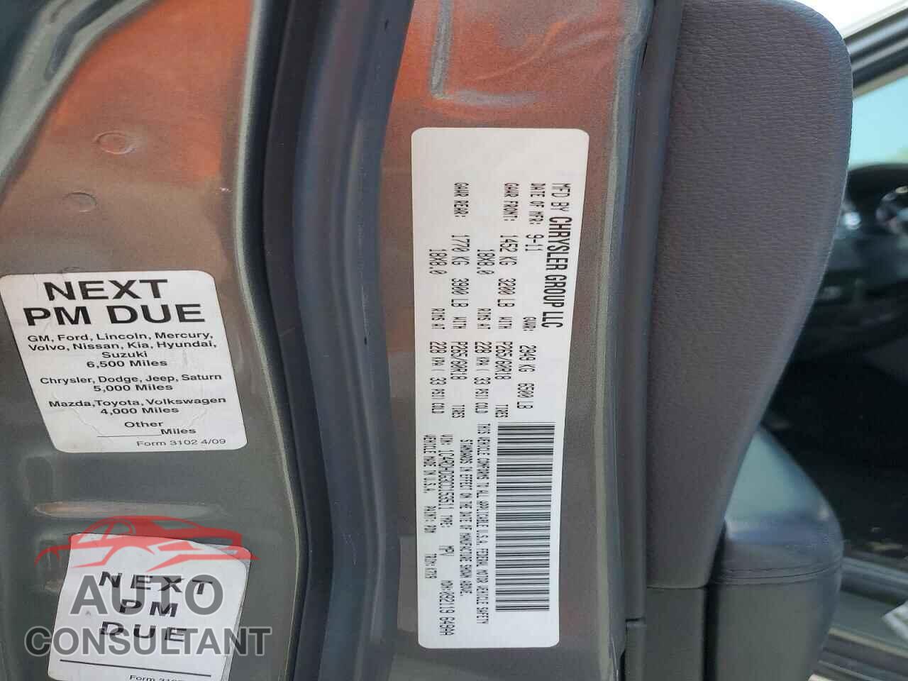 DODGE DURANGO 2012 - 1C4RDHDG3CC153511