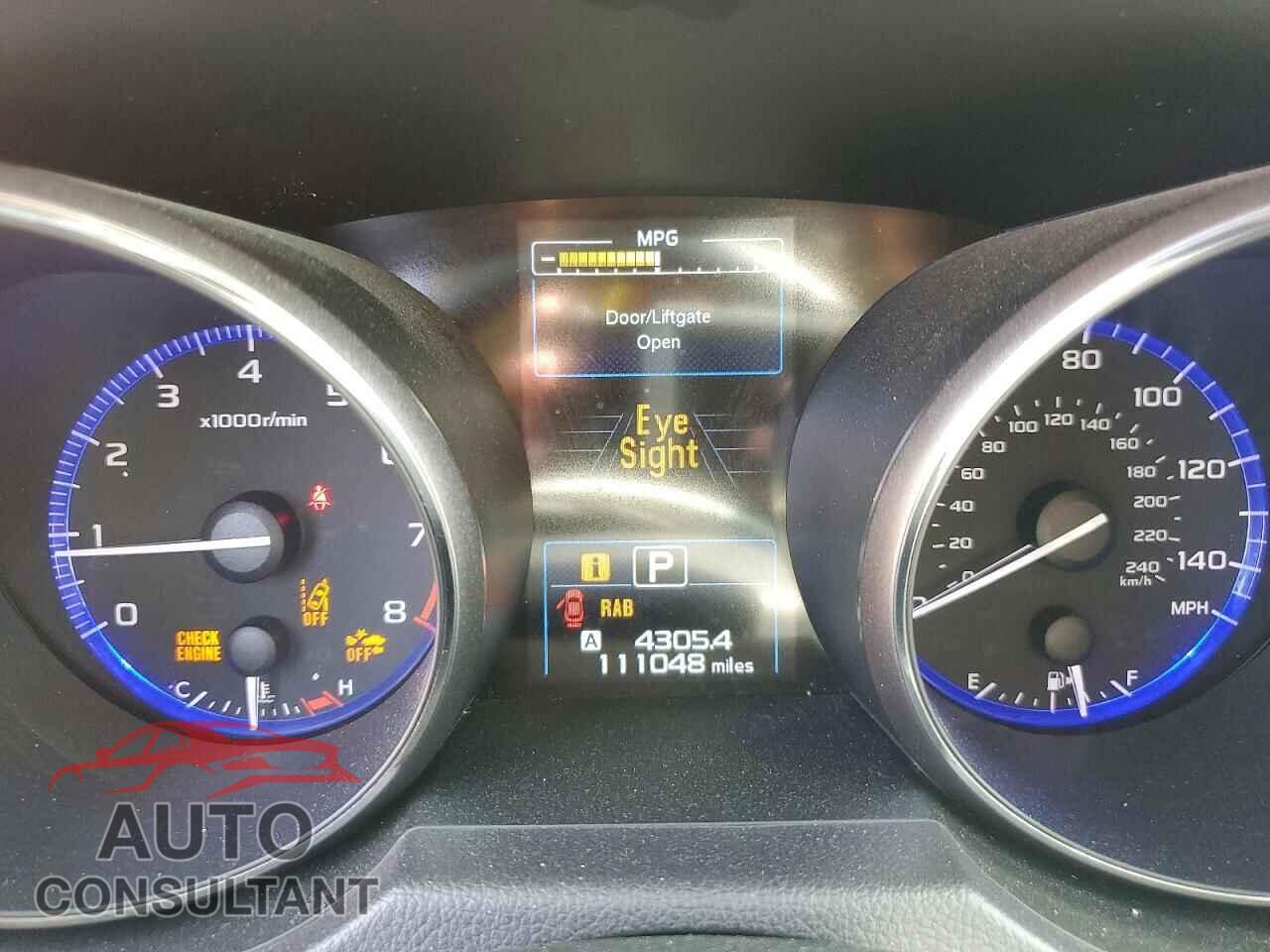 SUBARU OUTBACK 2017 - 4S4BSANC6H3293341
