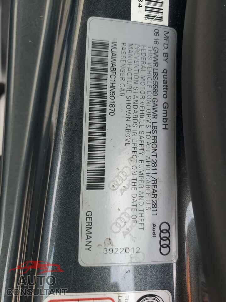 AUDI S7/RS7 2017 - WUAWABFC1HN901870