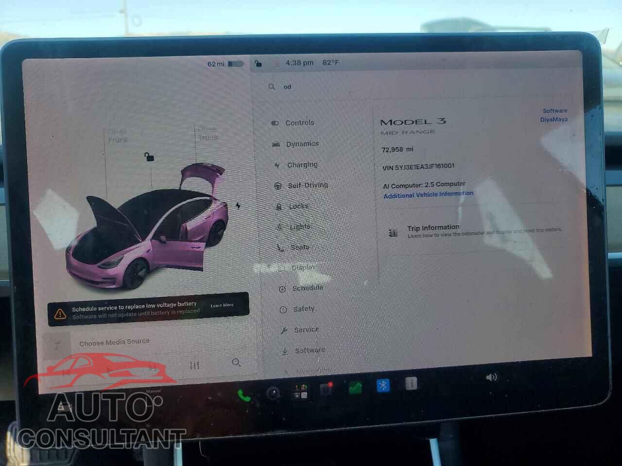 TESLA MODEL 3 2018 - 5YJ3E1EA3JF161001