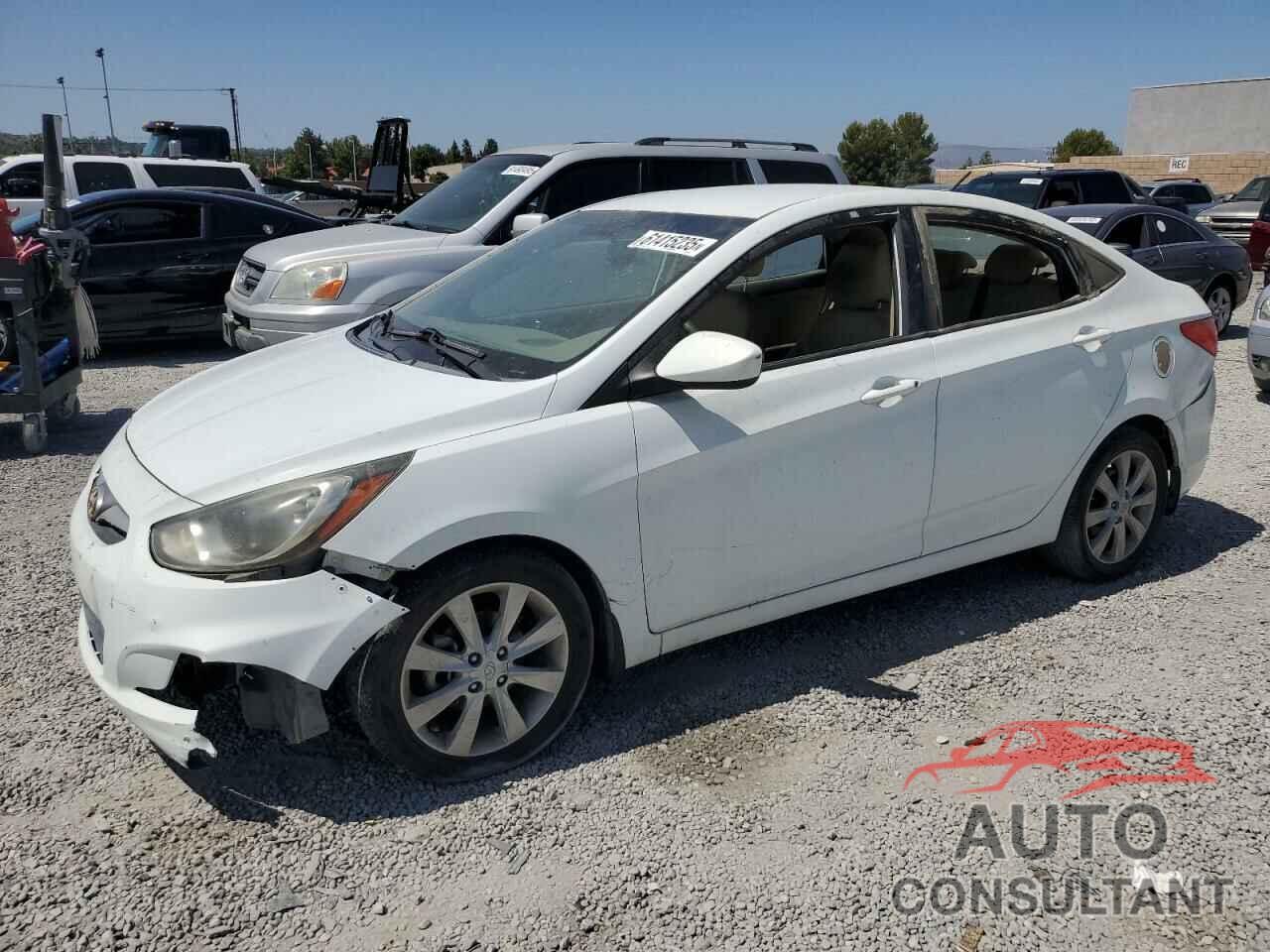 HYUNDAI ACCENT 2013 - KMHCU4AE6DU442407
