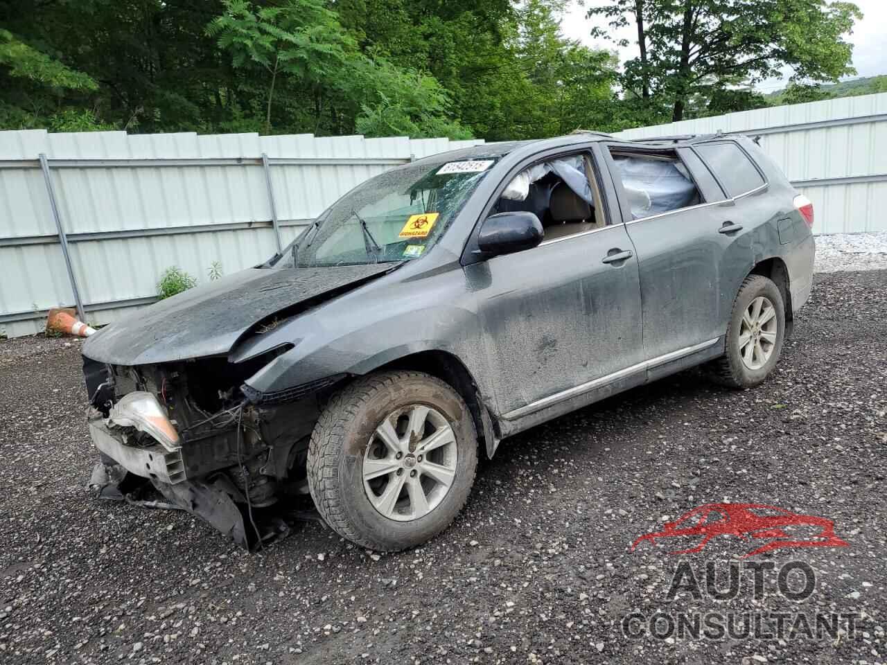 TOYOTA HIGHLANDER 2013 - 5TDBK3EHXDS223409