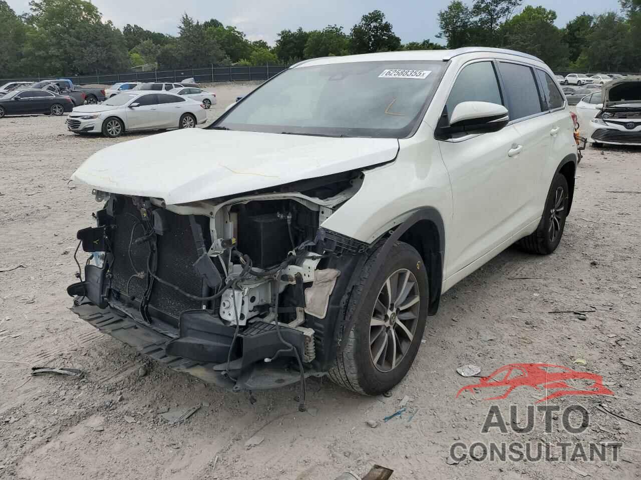 TOYOTA HIGHLANDER 2017 - 5TDJZRFH8HS419833