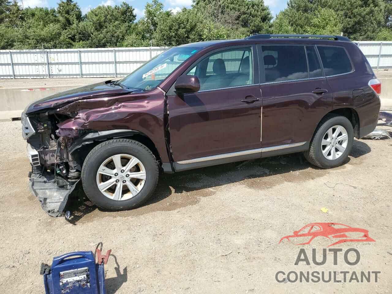 TOYOTA HIGHLANDER 2012 - 5TDBK3EH6CS154717