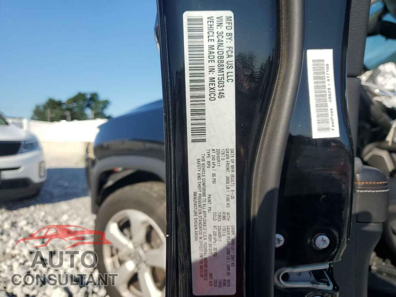 JEEP COMPASS 2021 - 3C4NJDBB8MT503146