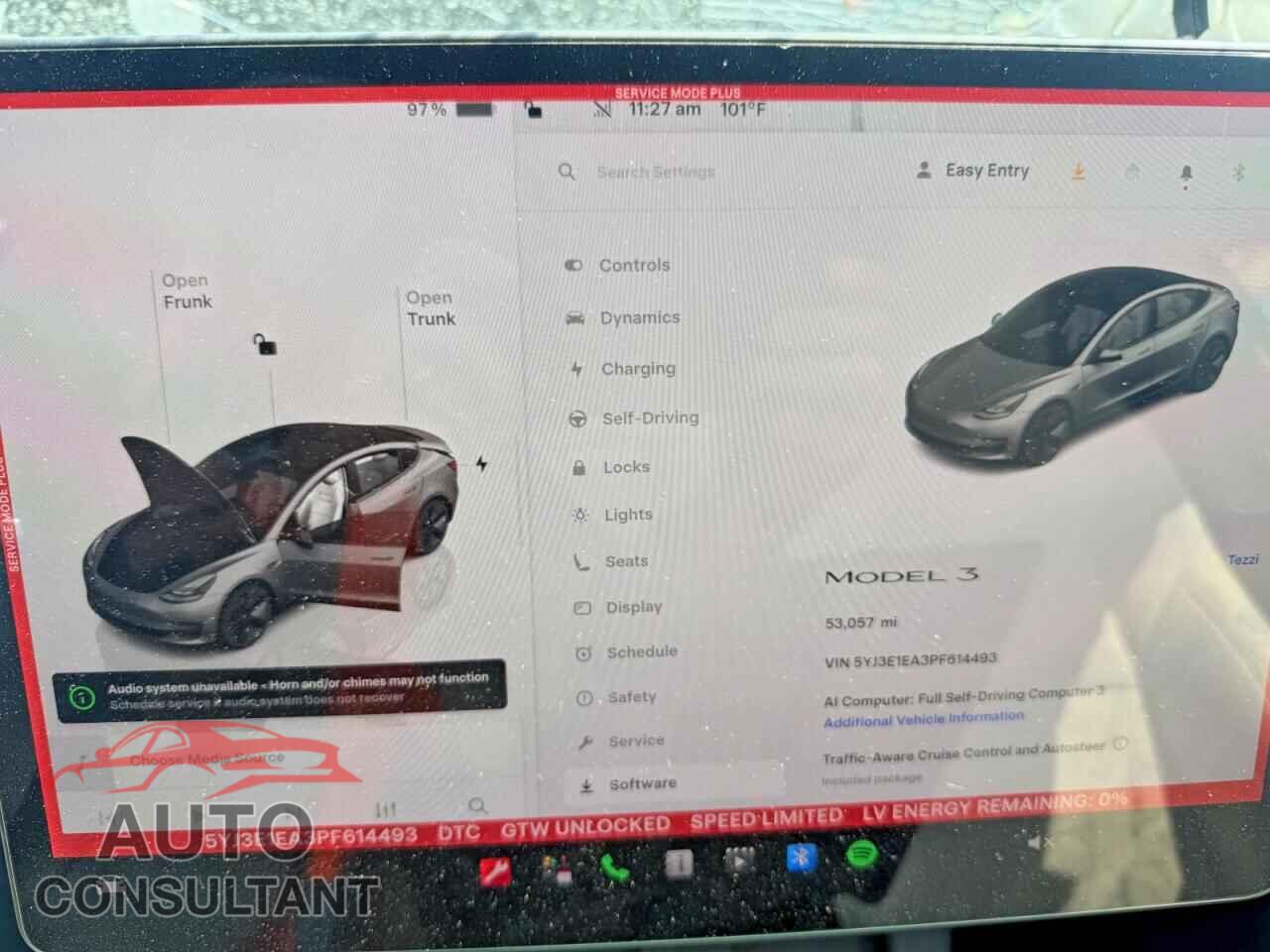 TESLA MODEL 3 2023 - 5YJ3E1EA3PF614493