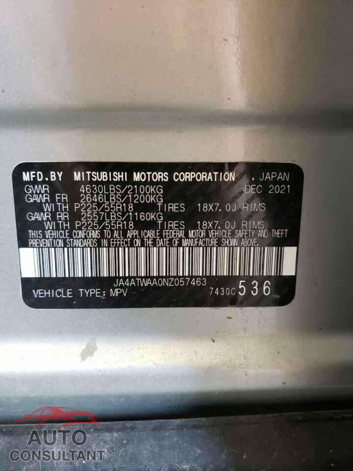 MITSUBISHI ECLIPSE 2022 - JA4ATWAA0NZ057463