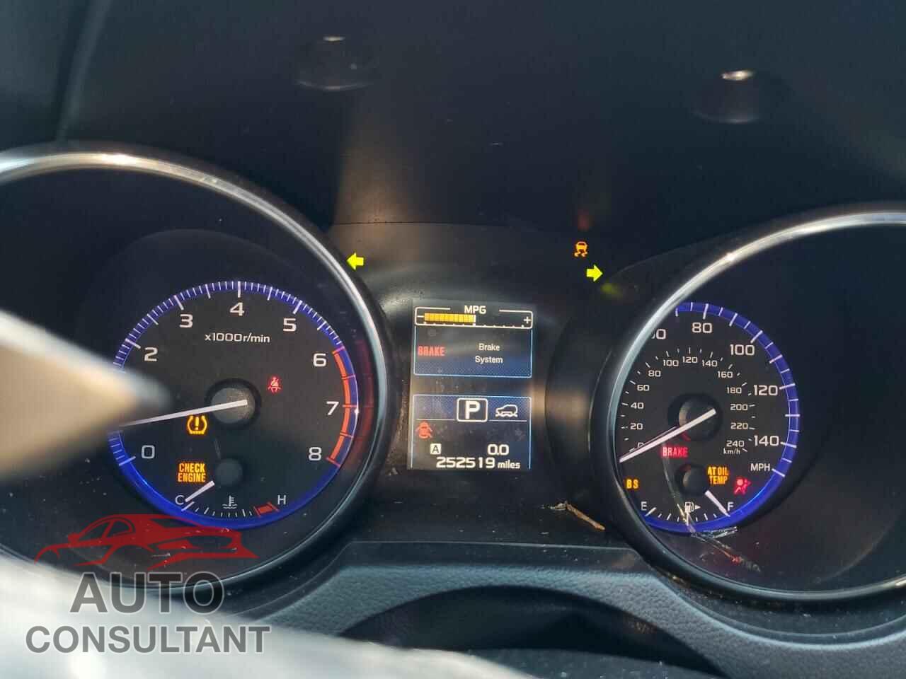 SUBARU OUTBACK 2016 - 4S4BSBCC0G3206136