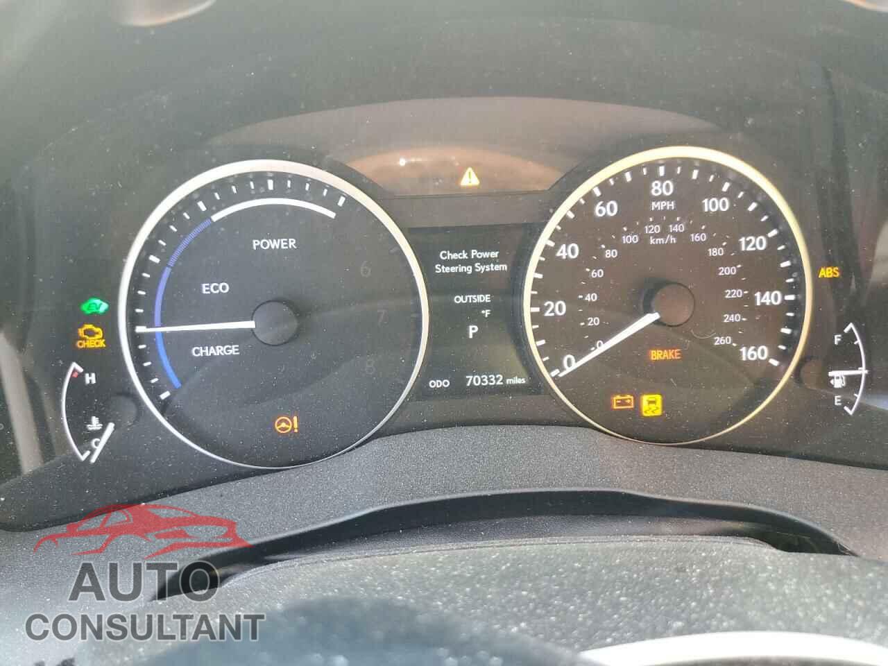 LEXUS ES300 2013 - JTHBW1GGXD2033631
