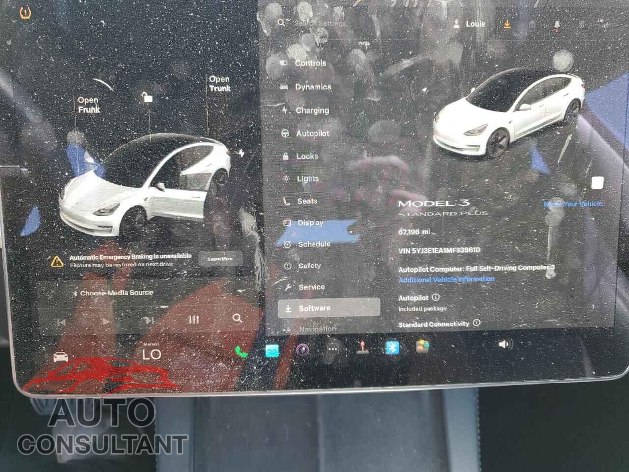 TESLA MODEL 3 2021 - 5YJ3E1EA1MF939610