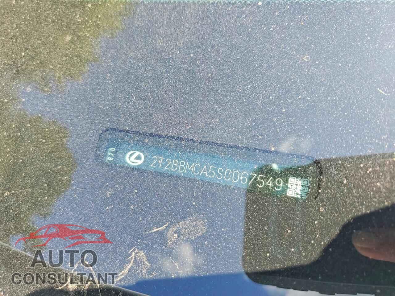 LEXUS UNKNOWN 2025 - 2T2BBMCA5SC067549